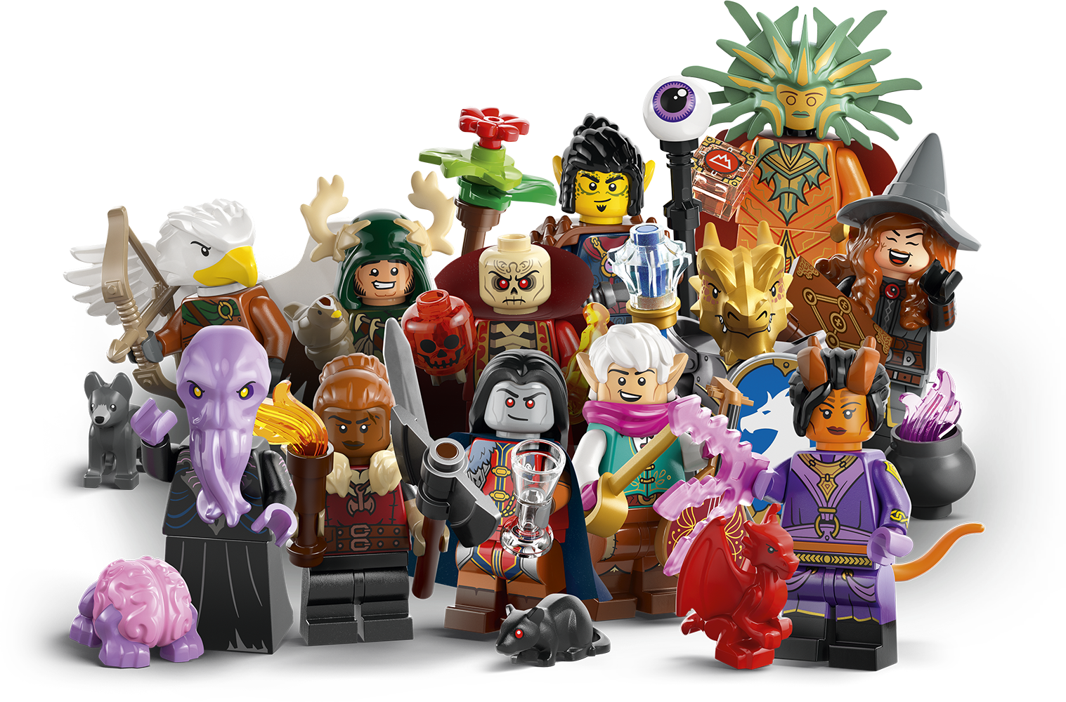 (Collector's Edition) LEGO Minifigures Series 71047 Complete Set of 12 Dungeons & Dragons (D&D)