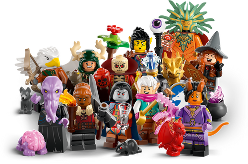 (Collector's Edition) LEGO Minifigures Series 71047 Complete Set of 12 Dungeons & Dragons (D&D)