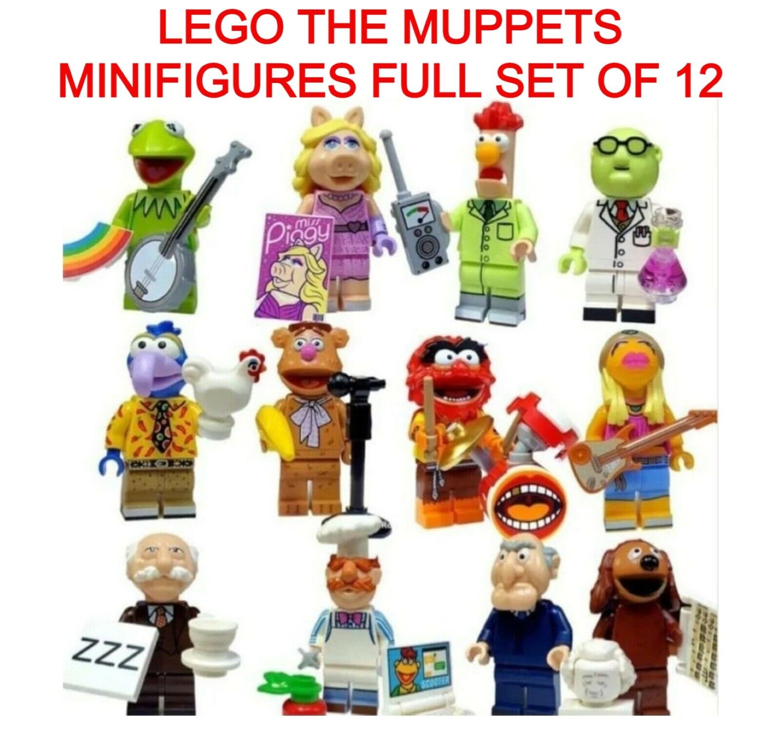 LEGO 71033 Complete Set of 12 Muppets MINIFIGURES SERIES