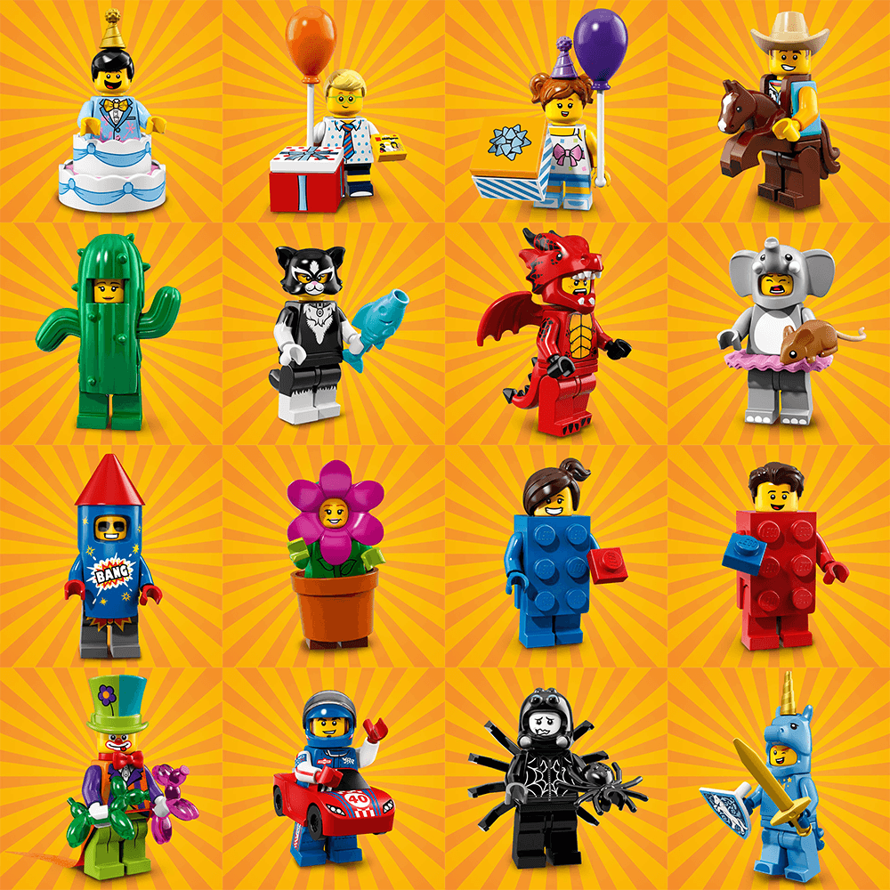LEGO 71021 Complete Set of 16 MINIFIGURES SERIES 18